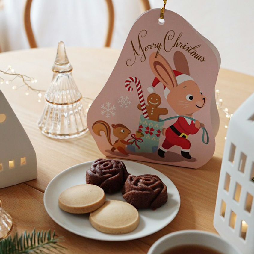 クリスマス】プティノエル うさぎとリス | 堂島ロールのパティスリー